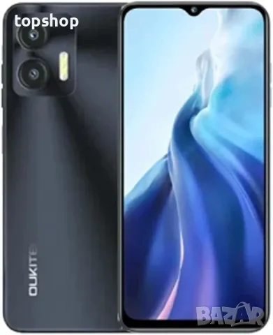 Мощен смартфон OUKITEL C35 (12GB RAM, 256GB памет, 6.56" HD+, Black)  