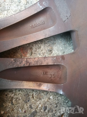 алуминиеви джанти 17'' 5x100 --7.5J--et35, снимка 4 - Гуми и джанти - 55280236
