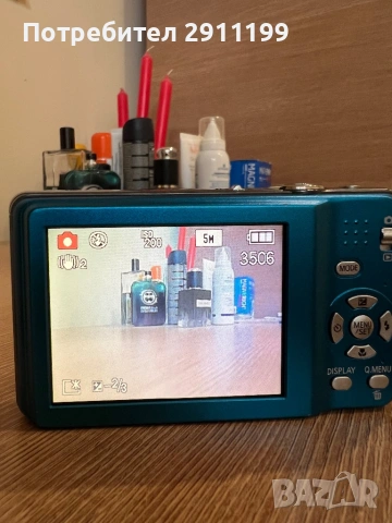 Фотоапарат Panasonic 12 Mp с подаръци, снимка 5 - Фотоапарати - 54657557