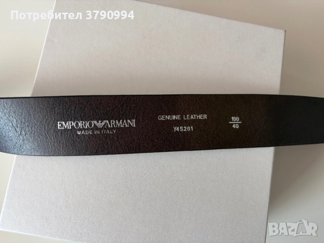 Продава се НОВ оригинален колан Emporio Armani, снимка 5 - Други - 54444317