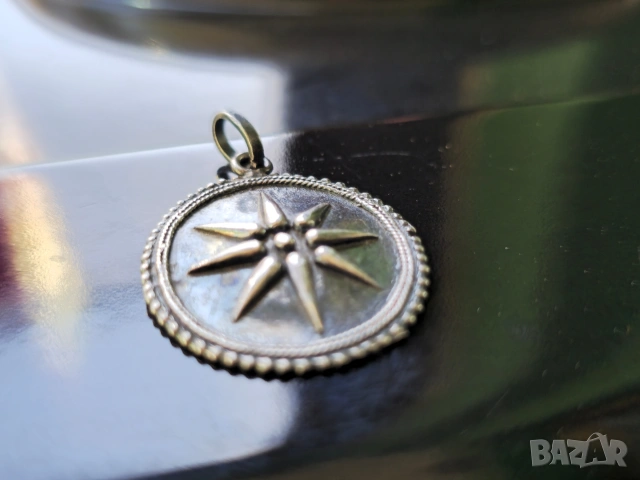 Сребърна висулка , снимка 3 - Колиета, медальони, синджири - 54320559