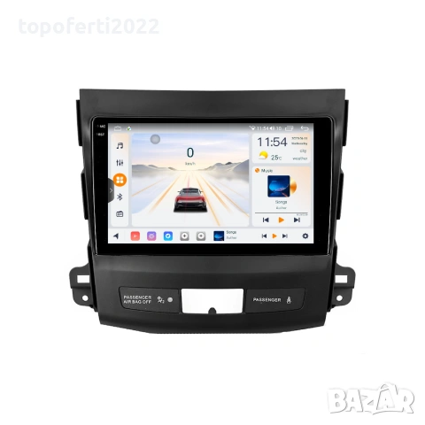 Мултимедия за Mitsubishi Outlander II / Peugeot 4007 / Citroen C-Crosser (2006-2012) Навигация CarPl, снимка 2 - Аксесоари и консумативи - 55030747