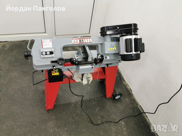 Ленторез Лентова машина за рязане на метал Holzmann BS115 230 V, 550 W, 110x140