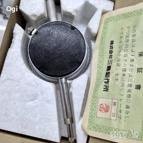 Индикаторен часовник MITUTOYO , снимка 6 - Шублери - 53524828