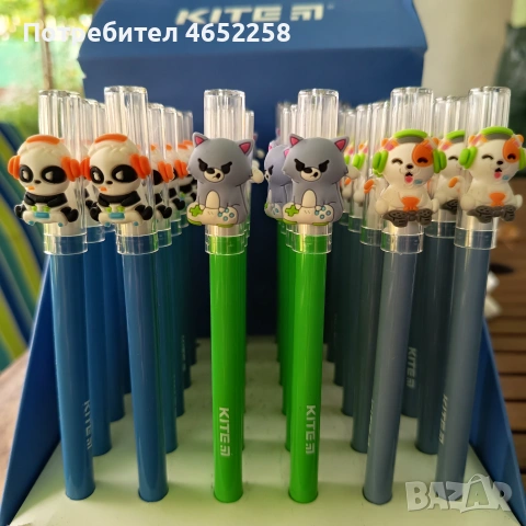 Детски химикал с гумена декорация, 35бр.