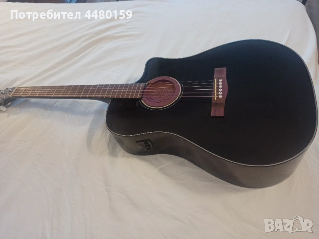 Акустична китара Fender CD-60SCE като нова, снимка 4 - Китари - 54114379