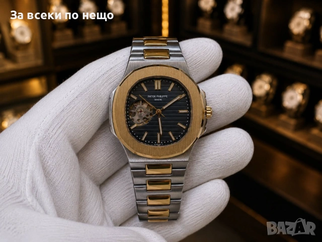 Patek Philippe Geneve Мъжки Луксозен Часовник С Автоматичен Механизъм С Кутия Код Gentlemen Legacy36
