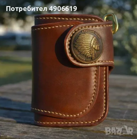 Бутиково кожено портмоне RAAK LEATHER – ръчна изработка, естествена кожа, снимка 2 - Портфейли, портмонета - 55535166