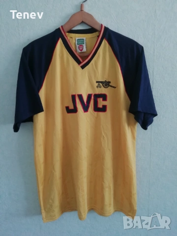 Arsenal JVC 1988-1991 оригинална мъжка тениска фланелка ретро Арсенал 