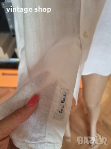 Мъжки ризи 100% лен, размер XL, снимка 10 - Ризи - 54864284