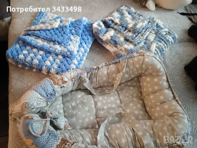 Лот две одеала и гнездо 