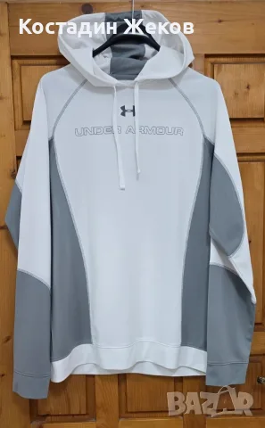 Ново . Спортно оригинално худи. UNDER ARMOUR UA Rival Terry Novelty HD. Номер L