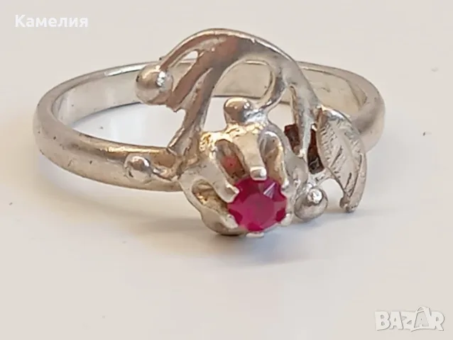 Руско сребро. Пръстен , снимка 5 - Пръстени - 55664424