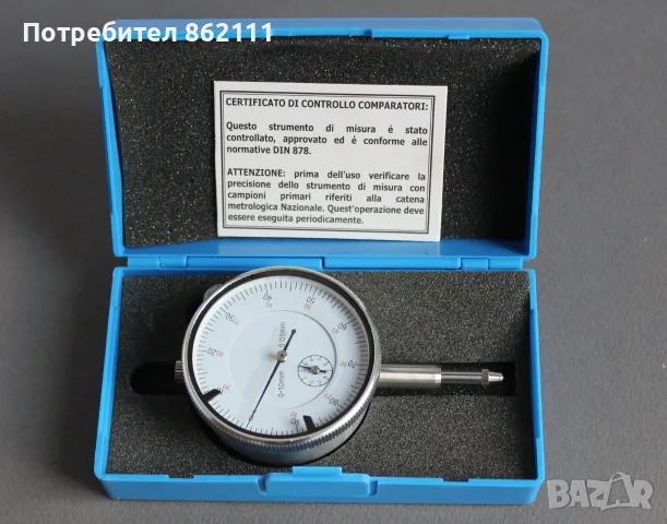 Индикаторен часовник Fervi C023/N - 0-25 mm, 0.01 mm