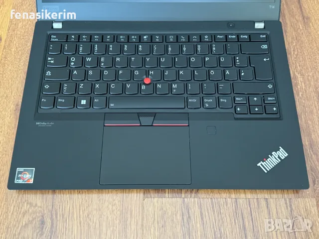 14' Full HD Ryzen 7 PRO 5850u Lenovo ThinkPad T14 Gen 2 16GB DDR4/512GB NVMe/Radeon Pro/E-SIM, снимка 8 - Лаптопи за работа - 55692393