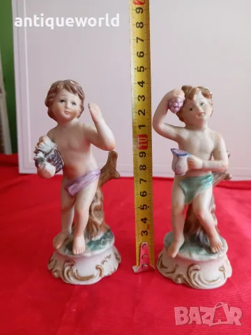 CAPODEMONTE Порцеланови Статуетки, Херувими ,Ангелчета, снимка 8 - Антикварни и старинни предмети - 55660069