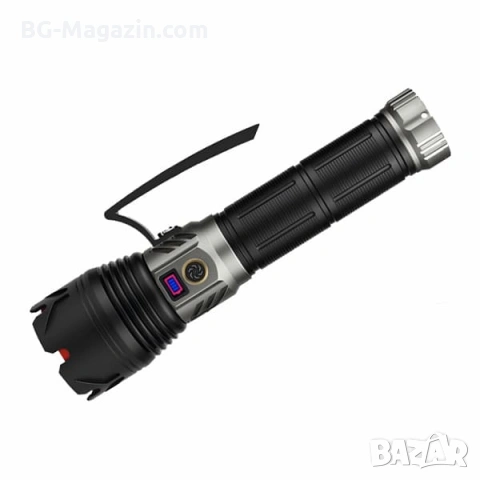 Професионален прожектор с лазерен диод COBA 60W – 2000м обхват Power Bank и димер, снимка 5 - Къмпинг осветление - 54027440