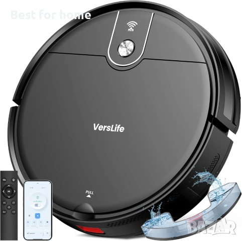 Роботизирана прахосмукачка VersLife L6, управление чрез приложение Alexa