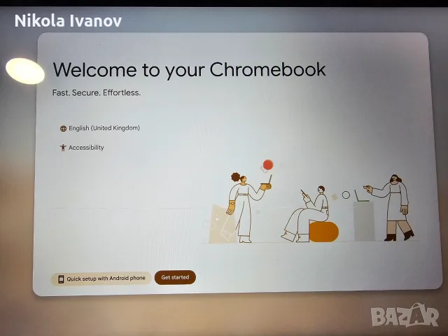 ASUS Chromebook Flip C433T 14" Touchscreen | Core m3 8100Y 3.40 Ghz | 8GB RAM | 128GB | 7ч. батерия, снимка 14 - Лаптопи за дома - 55302660