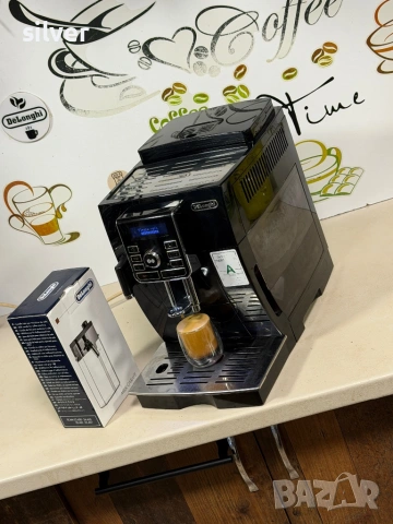 Кафемашина кафе автомат delonghi magnifica cappuccino с гаранция, снимка 4 - Кафемашини - 54297732