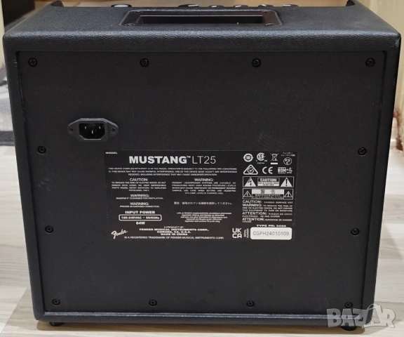 Моделиращ комбо усилвател Fender Mustang LT25, снимка 3 - Ресийвъри, усилватели, смесителни пултове - 54694063