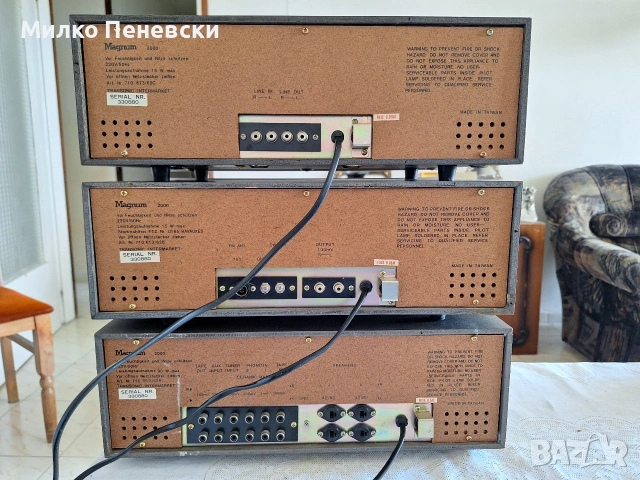 MAGNUM 2000. VINTAGE STEREO AMPLIFIER,TUNER,CASSETTE DECK., снимка 9 - Аудиосистеми - 54668089