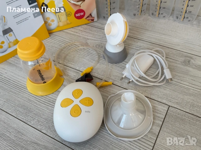 Двуфазна ел. Помпа Medela Solo +, снимка 2 - Помпи за кърма - 54217153