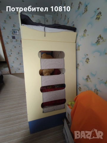 Продавам двуетажно детско легло , снимка 3 - Спални и легла - 55130521