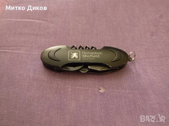Richardson sheffield английско марково тип швейцарско джобно ножче без луфт като ново 8 части