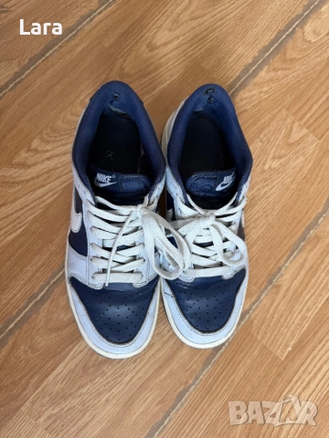 Nike dunk blue gray маратонки , снимка 2 - Маратонки - 54575193