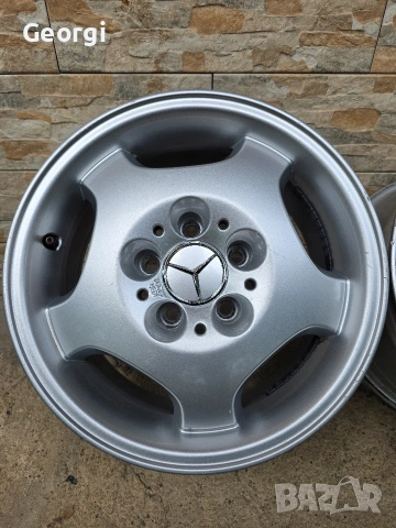 Продавам ОРИГИНАЛНИ Джанти R15 за Мерцедес J 7 ET 35 5x112, снимка 4 - Гуми и джанти - 55139105