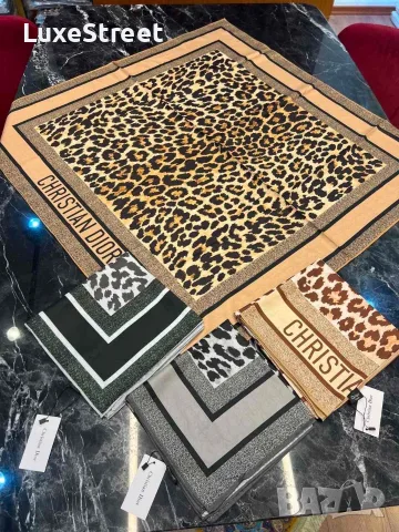 Louis Vuitton ⚜️ Gucci ⚜️ Chanel ⚜️ Goyard ⚜️Дамски Копринени Шалове , снимка 8 - Шалове - 55582719