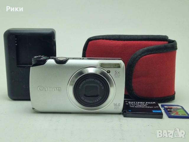 Canon PowerShot A3300 IS 16.0MP Compact Digital Camera Silver