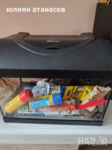 Продавам аквариум 25л, снимка 3 - Аквариуми - 54207228