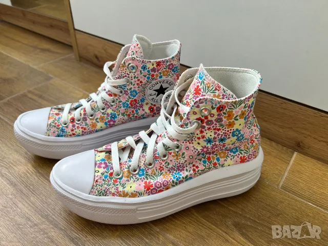 Дамски кецове Converse, цветни, снимка 2 - Кецове - 55606634