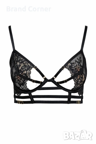 Hunkemöller дамски сутиен с дантела и декоративни ленти – размер 75D