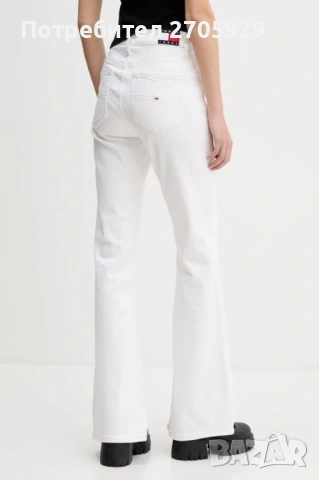 Tommy Jeans бели дънки, размер 28/28, снимка 2 - Дънки - 54899411