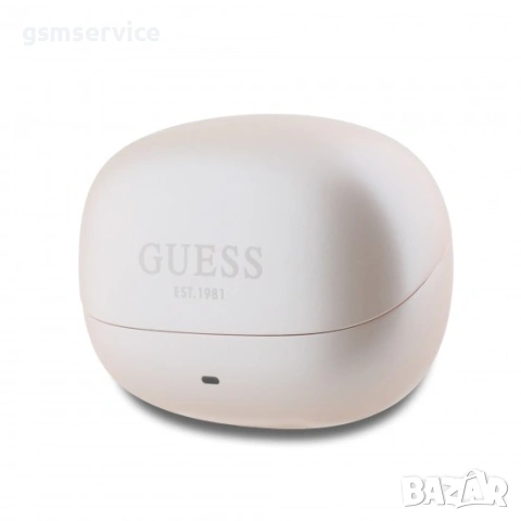 	БЕЗЖИЧНИ СЛУШАЛКИ Bluetooth GUESS TWS SCRIPT PINK, снимка 2 - Bluetooth слушалки - 54595953