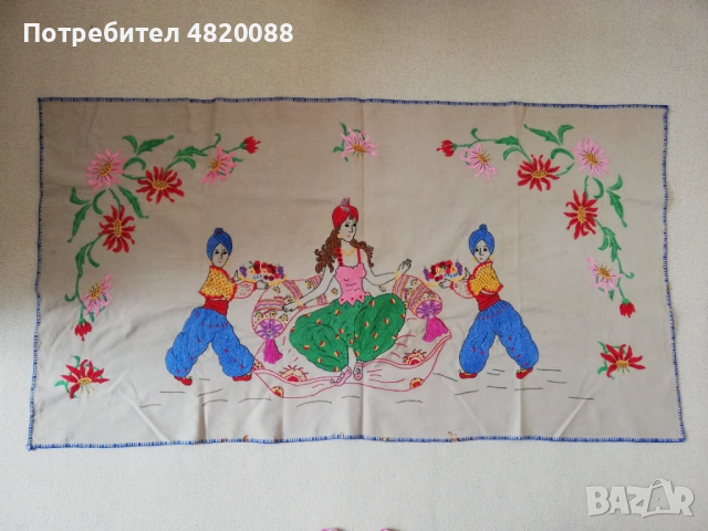 Ковьор за стена 130 /70 см. РЕТРО гоблен ръчна бродерия