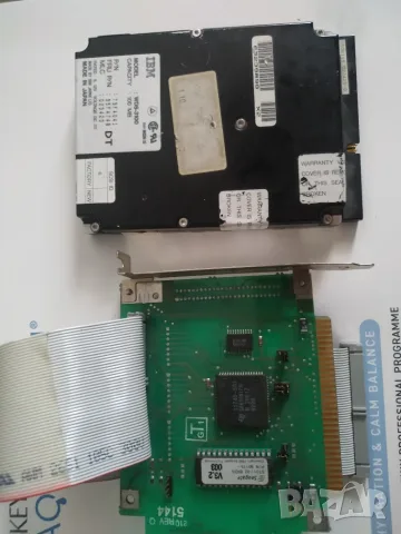  SCSI хард диск IBM c 8bit ISA контролер за ретро компютър АТ, ХТ, Правец 16