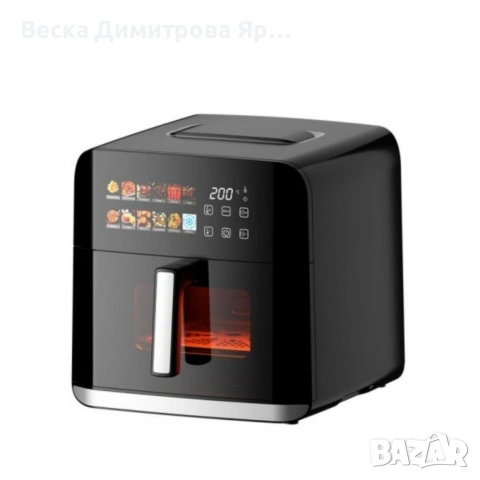 Еърфрайър Oliver Voltz OV51980CF, 1800W, 8 литра, Двоен нагревател, 12 Програми, снимка 7 - Уреди за готвене на пара - 54060353