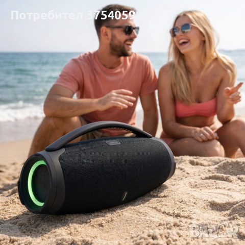 Преносима караоке тонколона с 2 микрофона B21 BOOMBOX - мощен звук и RGB Led осветление, снимка 5 - Тонколони - 55175096