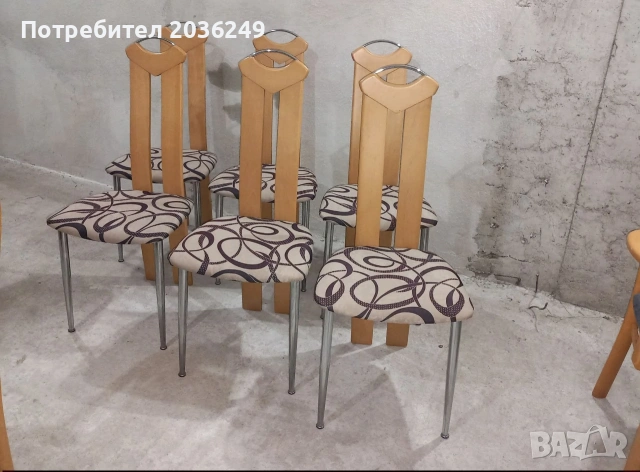 Комплект от 6 броя трапезни столове