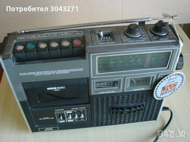 Радио касетофон ЖЕЙ ВИ СИ МОДЕЛ 9407 ЕЛ СИ, снимка 8 - Други стоки за дома - 55046578