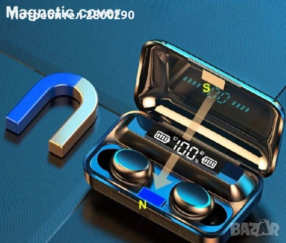 БЕЗЖИЧНИ BLUETOOTH СЛУШАЛКИ TWS BTH-F9-5, снимка 3 - Bluetooth слушалки - 54874993