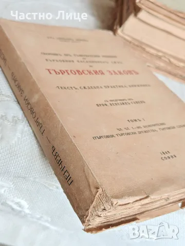 Стара Юридическа Книга Сборник от тълкувателни решения на ВКС по търговския закон, снимка 2 - Антикварни и старинни предмети - 55446025