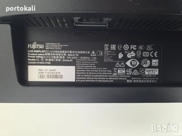 +Гаранция! Монитор IPS HDMI Fujitsu B24-9 TS 23.8" инча, снимка 16 - Монитори - 55301601
