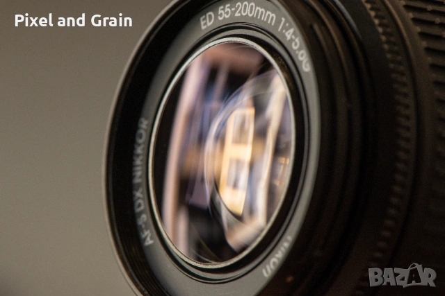 Nikon фотоапарат + два обектива и аксесоари Никон, снимка 10 - Фотоапарати - 54209007