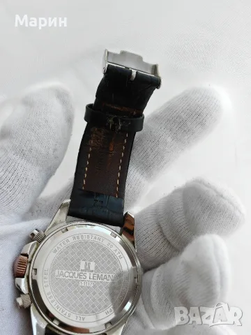 Jacques Lemans Хронограф, снимка 7 - Мъжки - 55353051