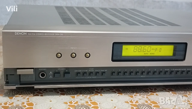 Denon DRA-210, снимка 3 - Ресийвъри, усилватели, смесителни пултове - 55081448